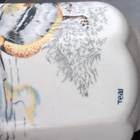 VGT, Stoneware Northkraft Korea Set Of 6 Coffee Cups with Swimming Ducks. - Picture 10 of 14